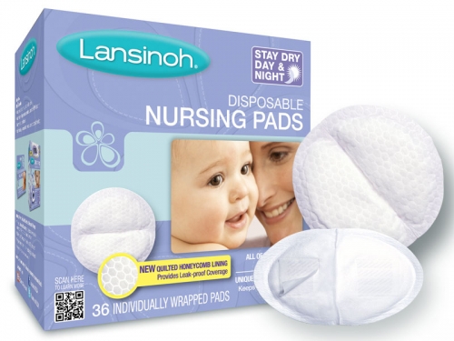 Lansinoh Stay Dry Disposable Nursing Pads 36 Count