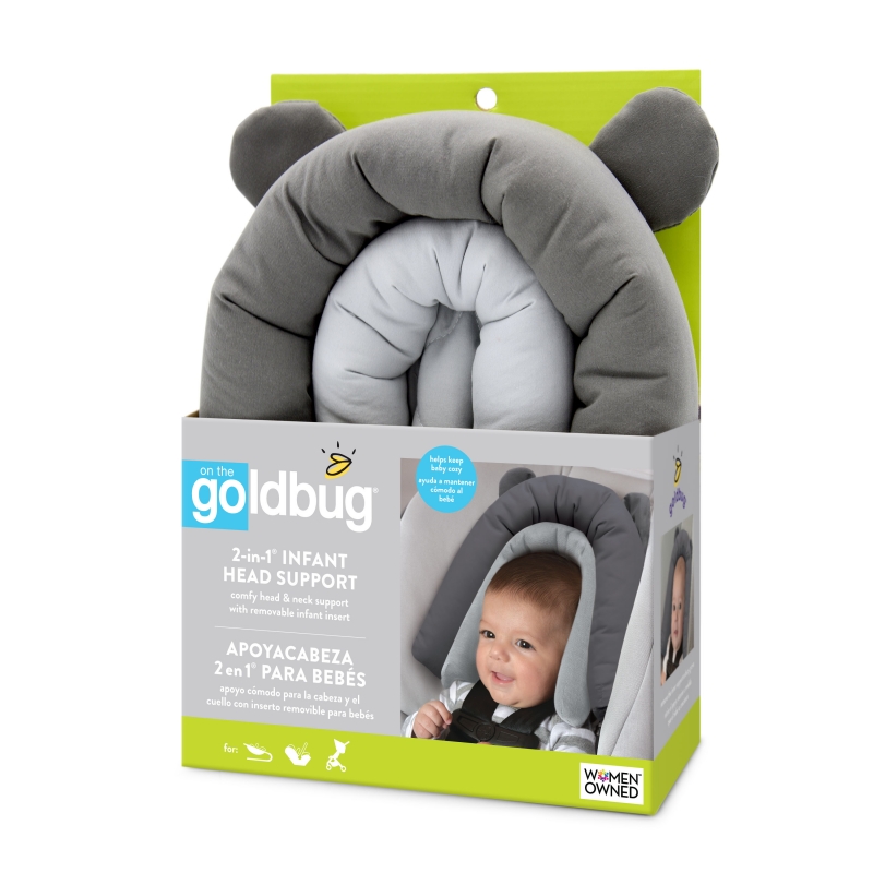 Goldbug Grey 2 In 1 Duo Head Support