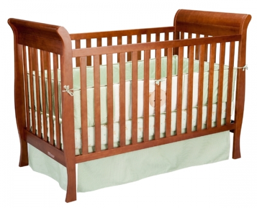 Glenwood Wood 3 In 1 Sleigh Convertible Crib