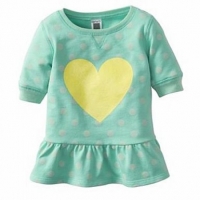 Carter's Baby Girl's Polka-Dot Heart Babydoll Top
