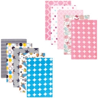 LUVABLE FRIENDS 5 COUNT FLANNEL RECEIVING BLANKETS