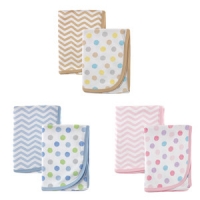 Luvable Friends 2-Pack Cotton Receiving Blankets