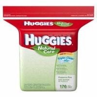 Huggies Natural Care Baby Wipes, 176 Sheets