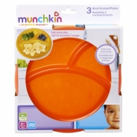 Munchkin Multi Divided Plates, 3 Count 