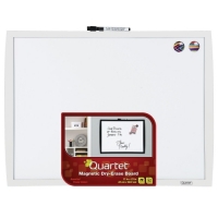 Quartet Magnetic Dry-Erase Board, 17"x23", White Frame 