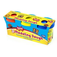 BAZIC 5 Oz. Multi Color Modeling Dough (3/Pack)