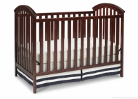 Arbour 3-in-1 Convertible Crib - Chocolate (includes Mattress)