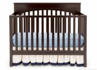  Layla 4-in-1 Convertible Crib (Dark Chocolate - Mattress included)