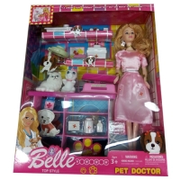 Girl's Pet Doctor Set with Accessories