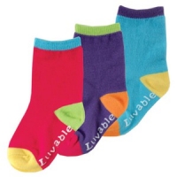 Luvable Friends3-Pack Kickproof Non-Skid Socks