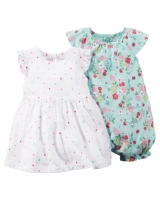 Carters 2-Piece Dress & Romper Set