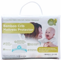 Waterproof Bamboo Crib Mattress Cover/Pad/Protector