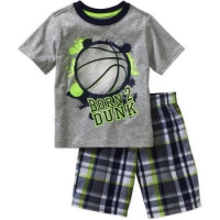 Healthtex Baby Toddler Boy Graphic Tee and Short Outfit Set