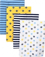 Gerber Boyss 4-pack Flannel Blankets - Sport