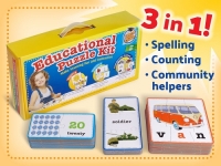 3-in-1 Educational Puzzles for Kids