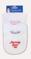 Embroidered Bib (sold singly)