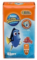 Huggies Little Swimmers Disposable Swim Diapers, Medium, 11-Count