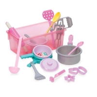 Play Circle Cookware Kitchen Accessories Toy Playset (21 pieces)