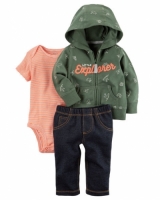 Carters 3-Piece Babysoft Little Cardigan Set