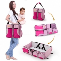 3 in 1 Baby Diaper Bag/Diaper Changing Bed/Travel Bassinet