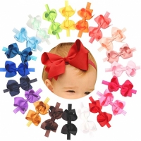 Baby Girls Headbands - Double Bow