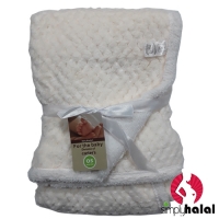 Plush Fluffy Blanket - Beige