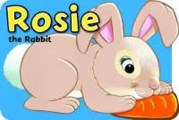 Animal Shaped Board Book - Rosie