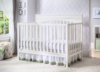 Layla 4-in-1 Convertible Crib - White 