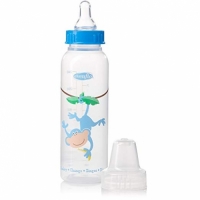 Evenflo Decorated Plastic 8 oz Nurser – Animal Friends