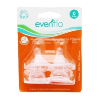 Evenflo 4 Pack Anatomic Nipples Size 1 ( 0-3 M)