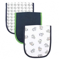 Baby Burp Cloths, 3-Pack Tough Guy