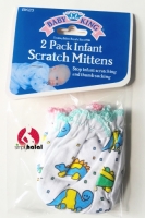  2 Pack Infant Scratch Mittens