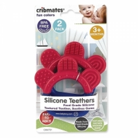 Crib Mates 2 Pk Silicone Teethers