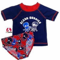 2 Pc Rash Guard Swim Set - Ocean Buddies