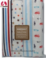 4-Pack Flannel Receiving Blanket Set