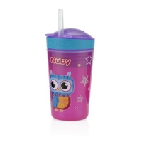 Nuby 1pk Snack N' Sip 2 in 1 Snack and Drink Cup