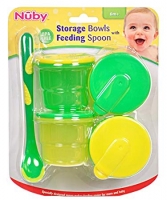 Nuby Storage Bowls with Feeding Spoon