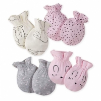 Gerber 4-Pack Girls Bunny Mittens