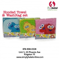 Hooded Towel & Washmitt Set