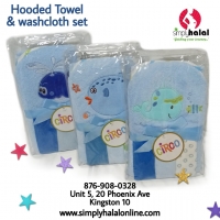 Hooded Towel & Washcloth Set