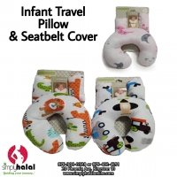 Infant Travel Pillow & Seat belt Cover