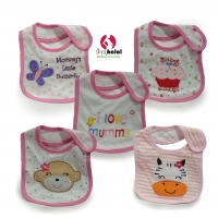 5 Pk Baby Bibs