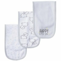 Gerber 3-Pack Neutral Lamb Terry Burp Cloths