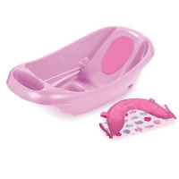 Summer Splish 'N Splash Newborn to Toddler Bath Tub, Pink