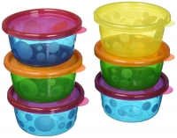 Take & Toss Toddler Bowls with Lids - 8oz, 6 pack