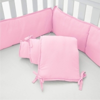 4-Piece Baby Safe Crib Bumper Pads for Standard Cribs