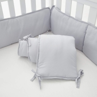 4-Piece Baby Safe Crib Bumper Pads for Standard Cribs