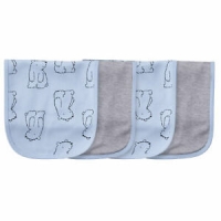 Gerber® 4-Pack Boys Bear Terry Burp Cloths