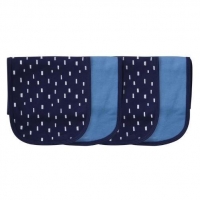 Gerber® 4-Pack Boys Fox Terry Burp Cloths