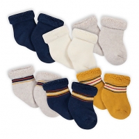 Gerber 6-Pack Baby Boys Fox Wiggle Proof® Terry Bootie Socks